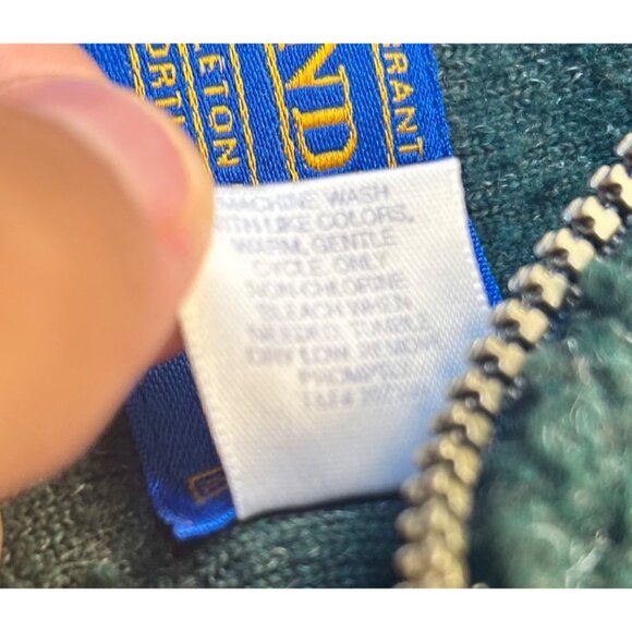 Pendleton Green Sherpa Fleece Half-Zip Pullover Size XL - Picture 5 of 7